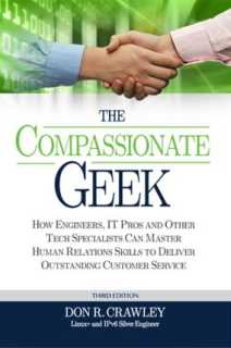 a book cover with the word compassionate geek